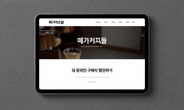 메가커피몰 관련 이미지 - 메가커피몰 공식 홈페이지 정보 및 온라인 구매처 확인하기